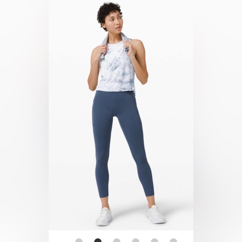 Lululemon Invigorate High-Rise Tight 25" Iron Blue